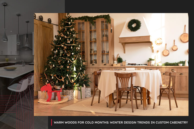A beautiful holiday scene in a kitchen.